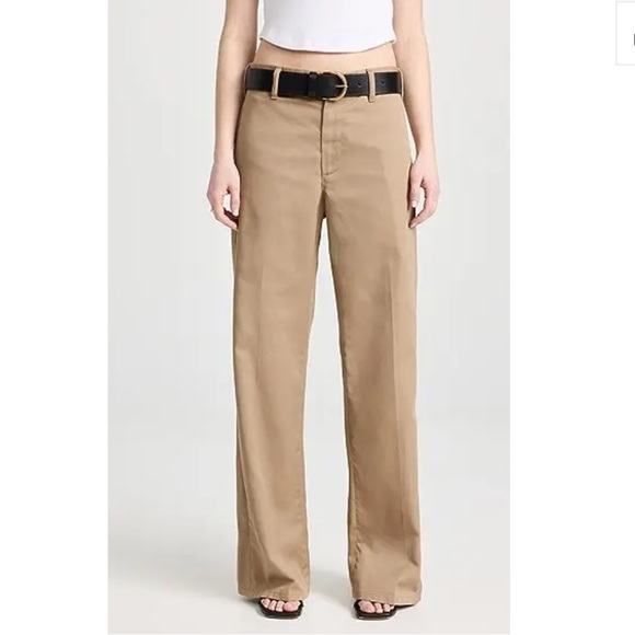 Re/Done Pants - NWT Re/Done Super Wide Trouser Khaki 26